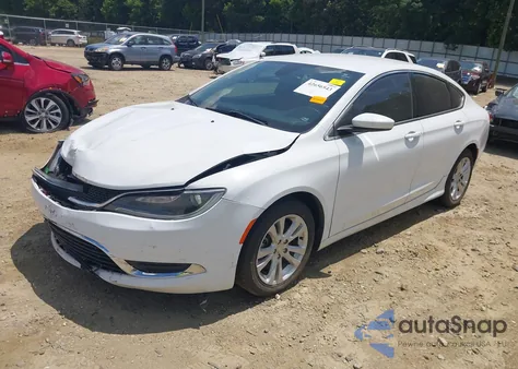 2015 Chrysler 200 Limited z USA, uszkodzony, nr VIN 1C3CCCAG9FN516469